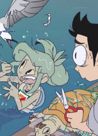 被海洋垃圾污染后的小美人鱼 截图1